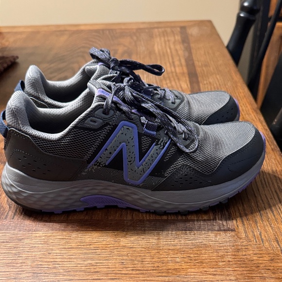 New Balance Shoes - New Balance Black and Purple Athletic Shoes